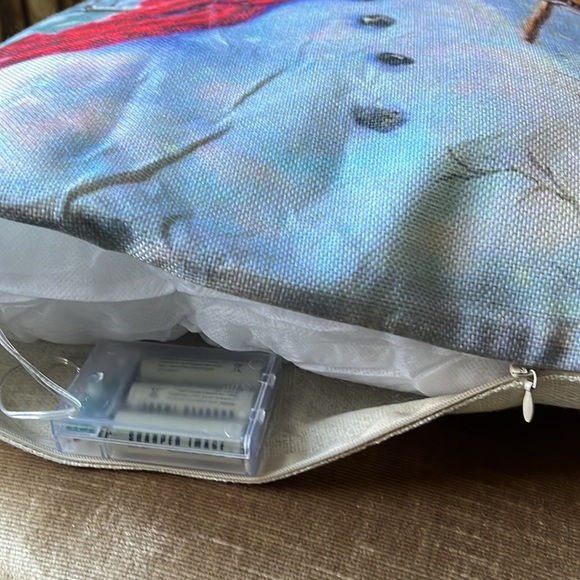 Light Up Pillow Snowman Accent Pillow Throw Pillow - Picture 7 of 9